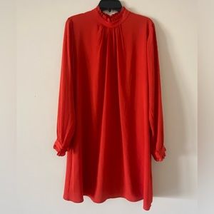 Beautiful dark orange vintage style dress